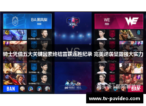 骑士凭借五大关键因素终结雷霆连胜纪录 完美逆袭显露强大实力